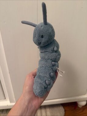 Jellycat Dusky Blue Caterpillar Wriggidig bug